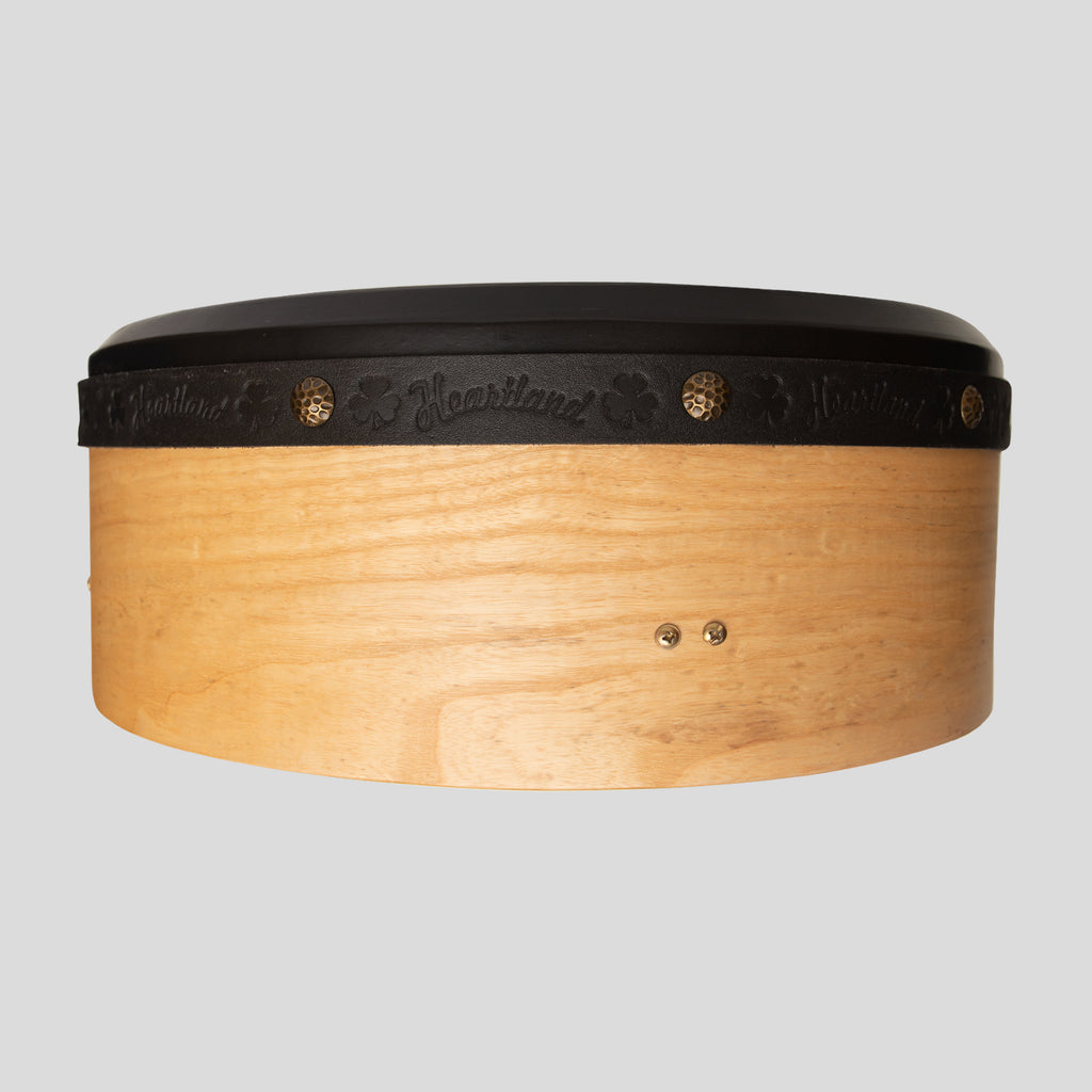 Muzikkon 16”x6" Premium Celtic Irish Bodhran with Easy Tune System Deep Rim T-BAR & Taped Finish
