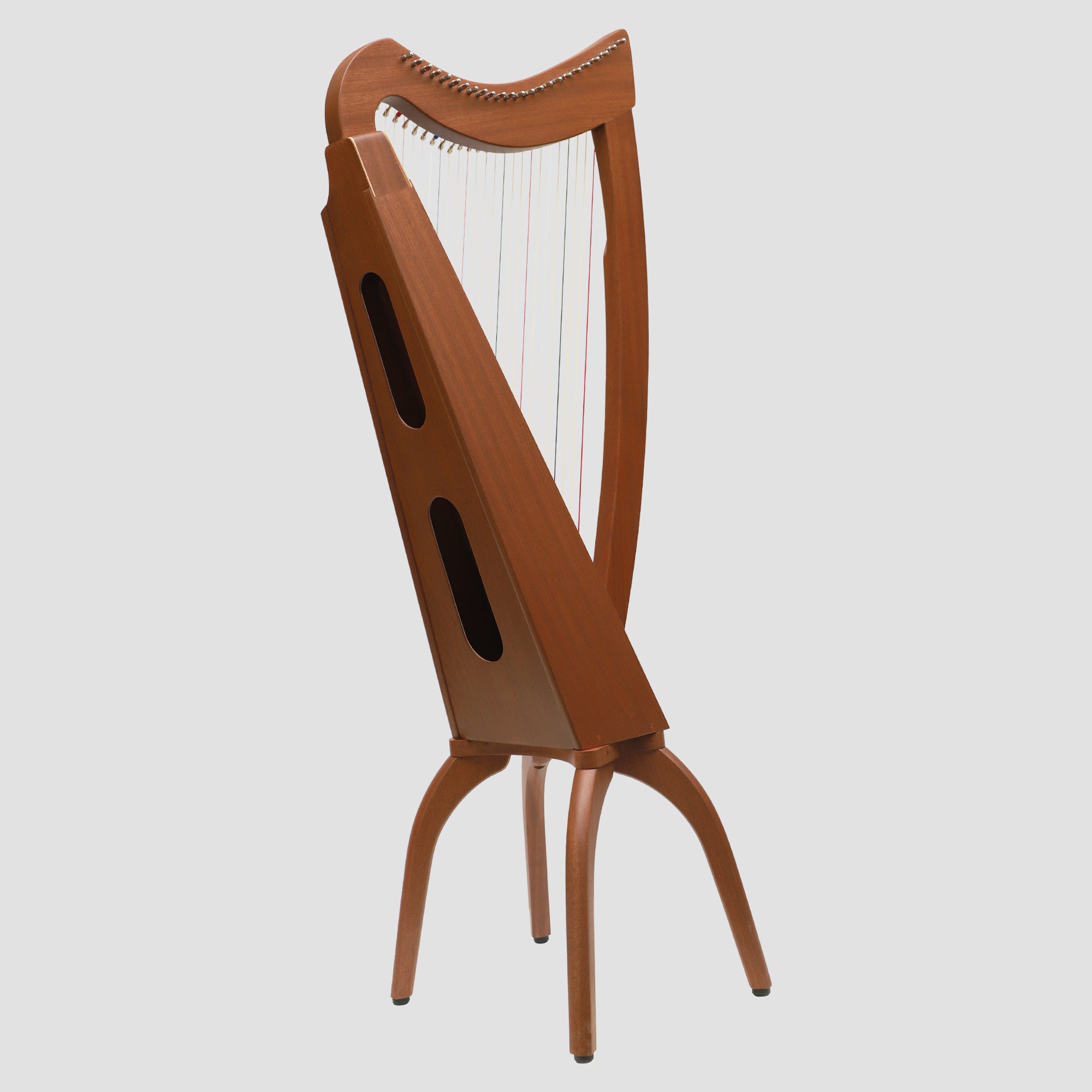 Muzikkon 24 String Trinity Cèilidh Harp Mahogany