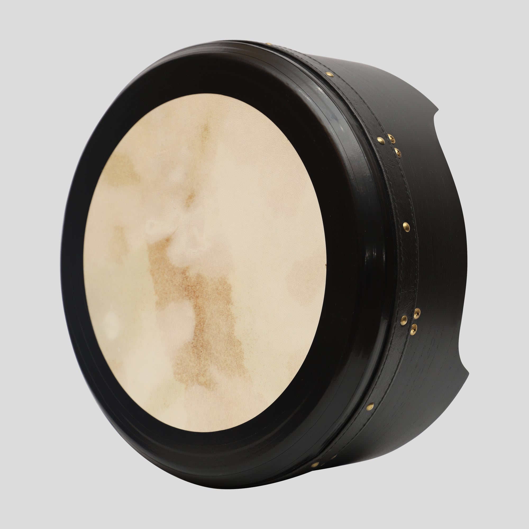 Muzikkon 14"X6" Heartland Tunable Irish Bodhran Drum Deep Rim with T-BAR & Taped Finish Deep Tune
