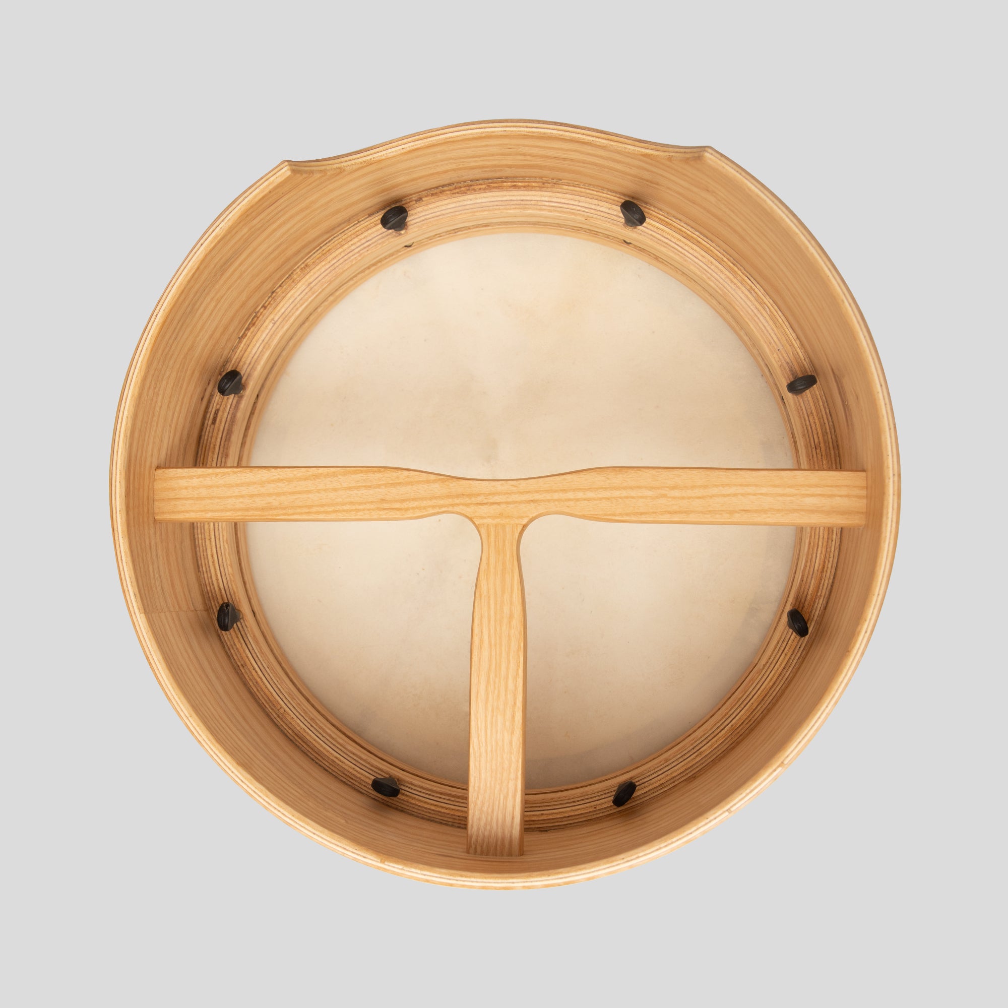 Muzikkon 14”x6" Premium Celtic Irish Bodhran with Easy Tune System Deep Rim T-BAR & Taped Finish