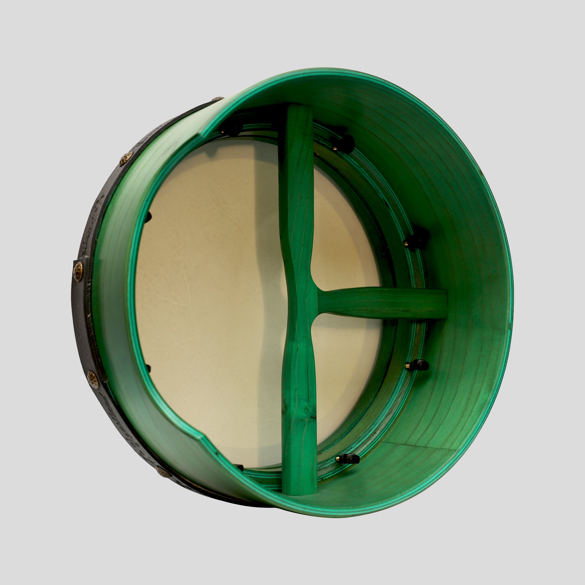 Muzikkon 14”x6" Premium Celtic Irish Bodhran with Easy Tune System Deep Rim T-BAR & Taped Finish
