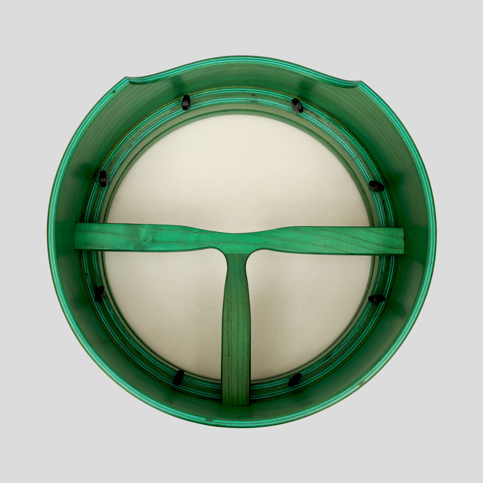 Muzikkon 14”x6" Premium Celtic Irish Bodhran with Easy Tune System Deep Rim T-BAR & Taped Finish