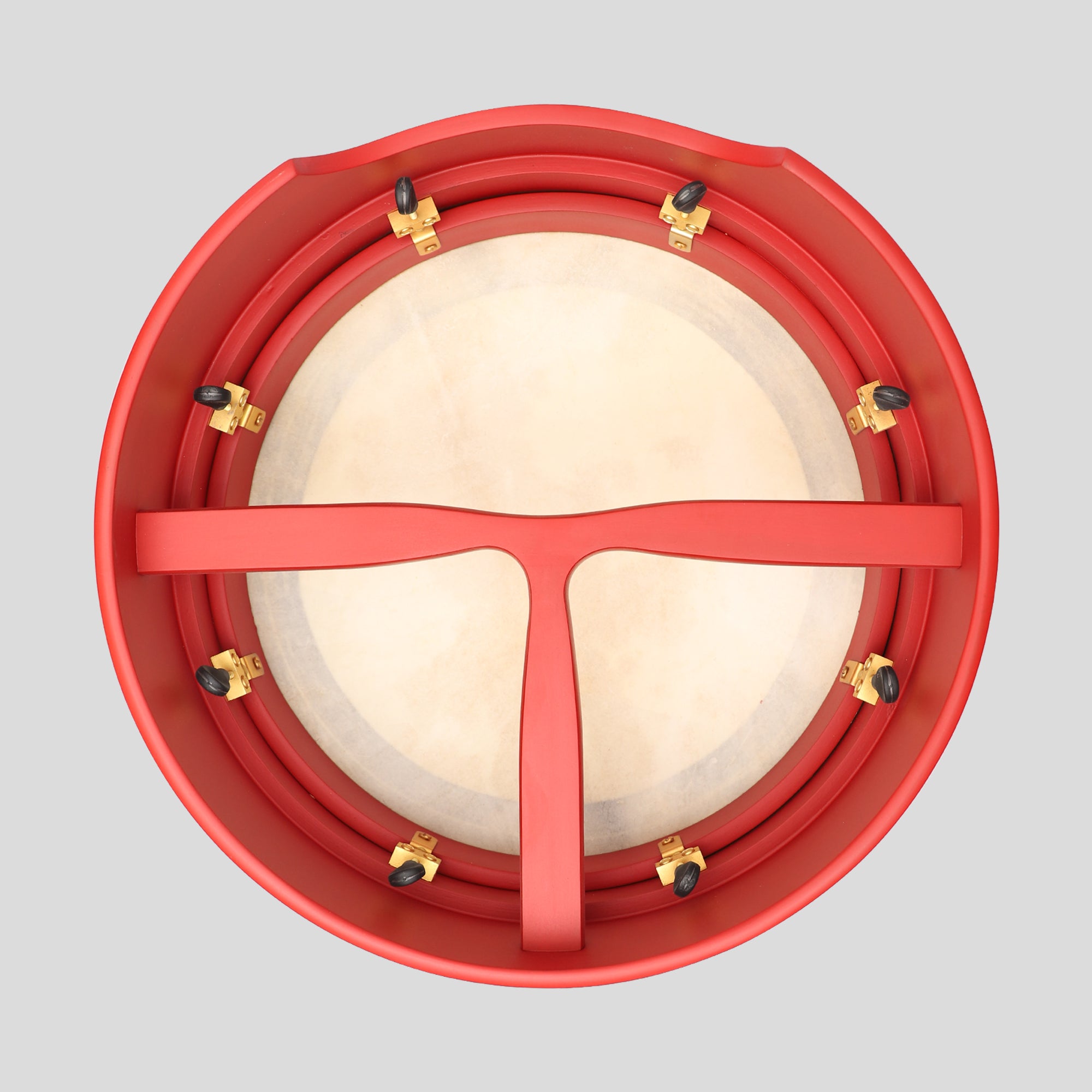 Muzikkon 15”x5" (38x12.5 cm) Premium Celtic Irish Bodhran With Easy Tune System Deep Rim T- Bar & Taped Finish