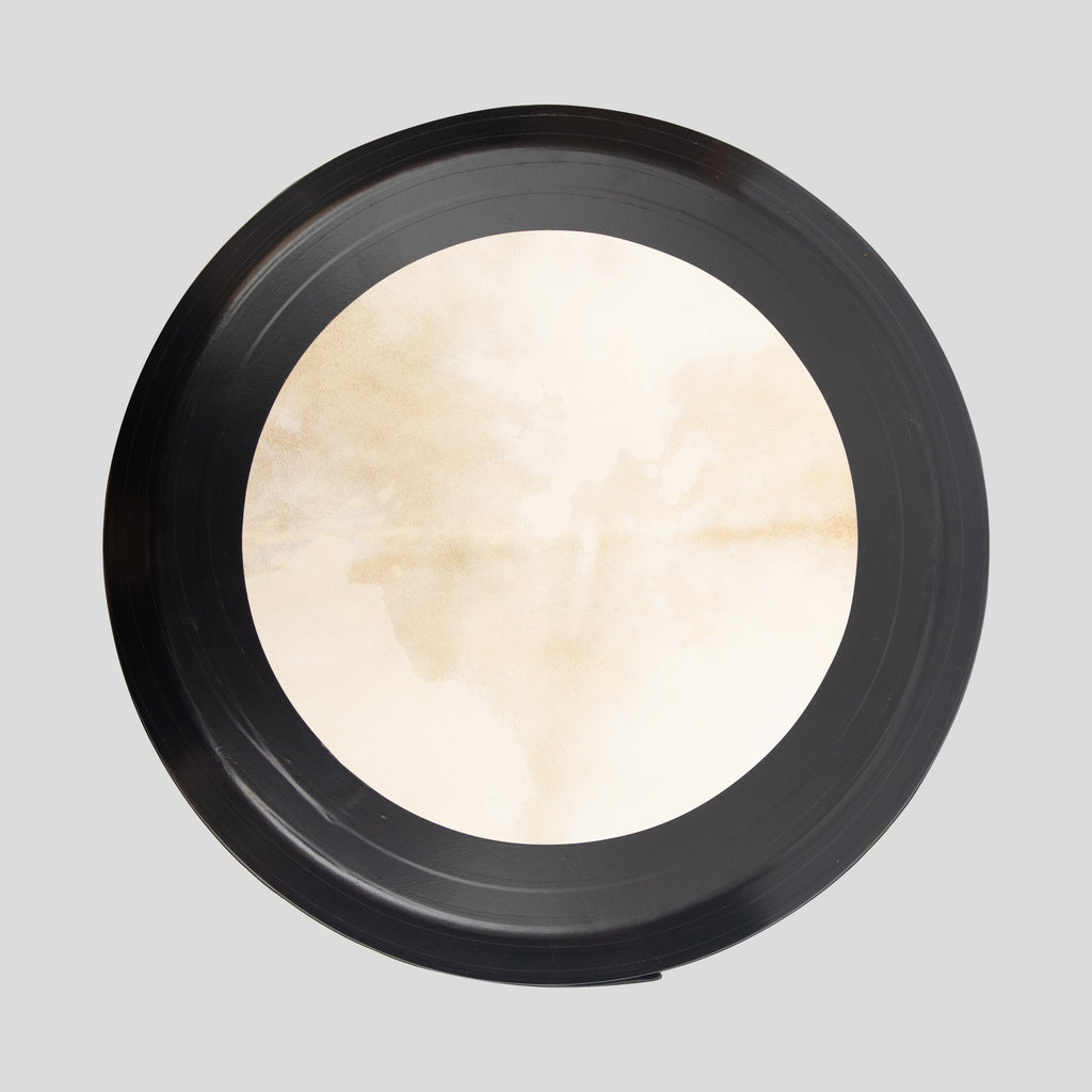 Muzikkon 15”x5" (38x12.5 cm) Premium Celtic Irish Bodhran With Easy Tune System Deep Rim T- Bar & Taped Finish