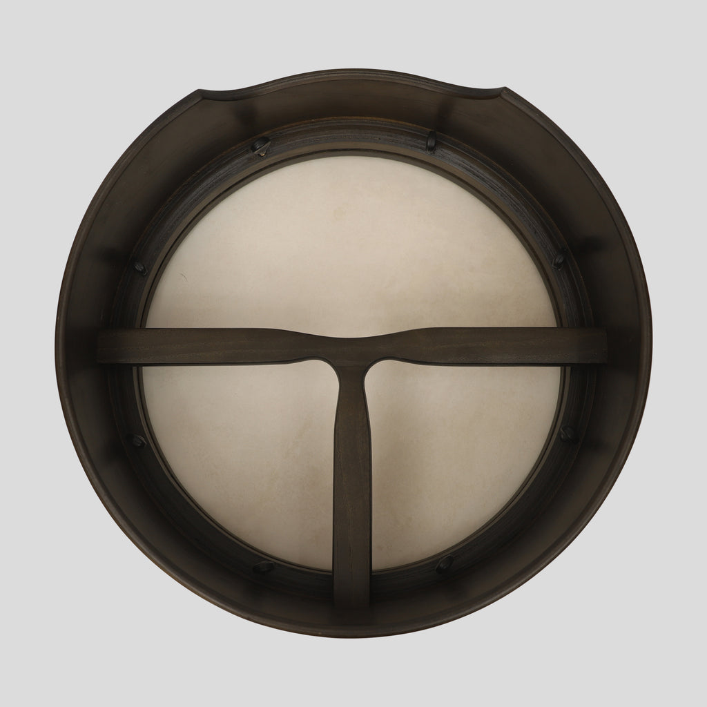 Muzikkon 16”x6" Premium Celtic Irish Bodhran with Easy Tune System Deep Rim T-BAR & Taped Finish