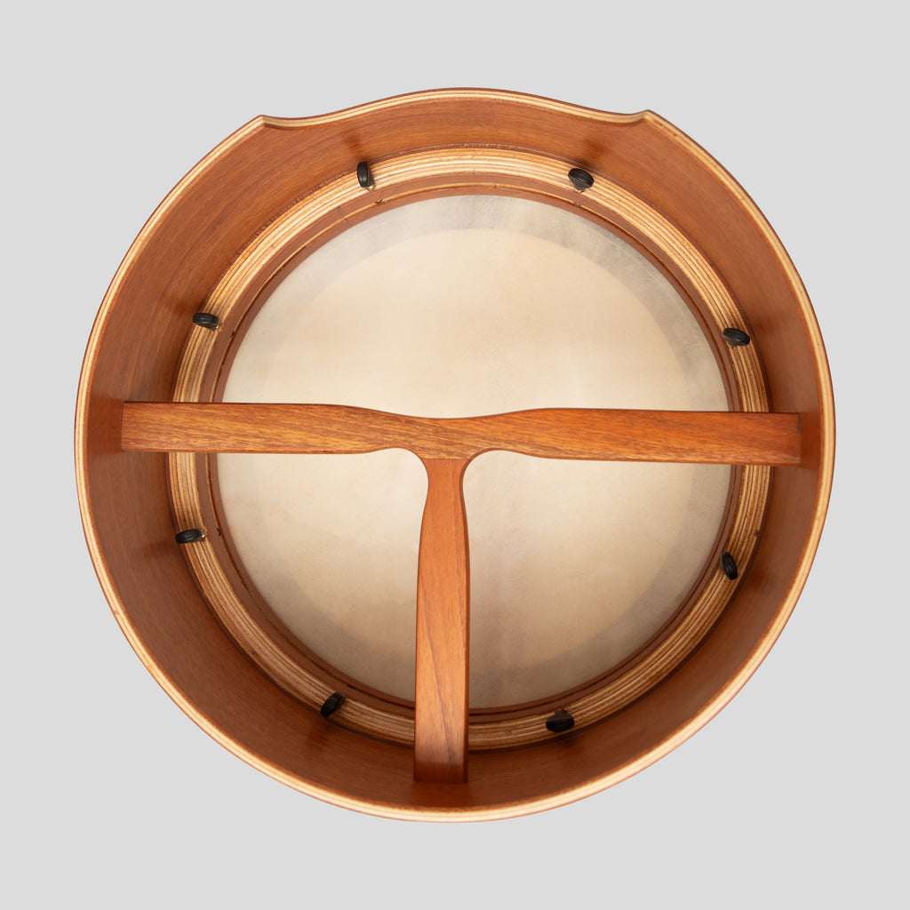 Muzikkon 15”x6" Premium Celtic Irish Bodhran with Easy Tune System Deep Rim T-BAR & Taped Finish