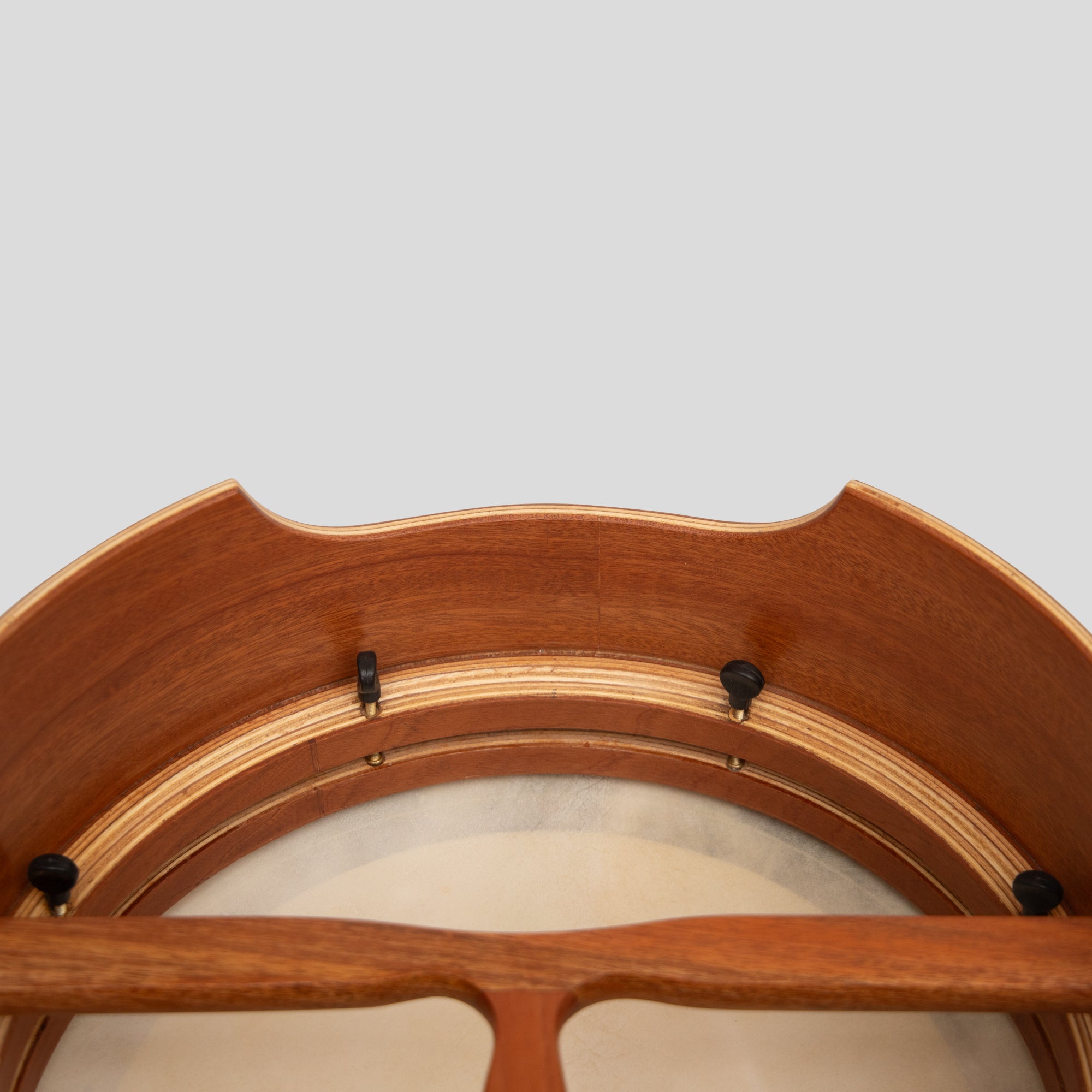 Muzikkon 15”x6" Premium Celtic Irish Bodhran with Easy Tune System Deep Rim T-BAR & Taped Finish