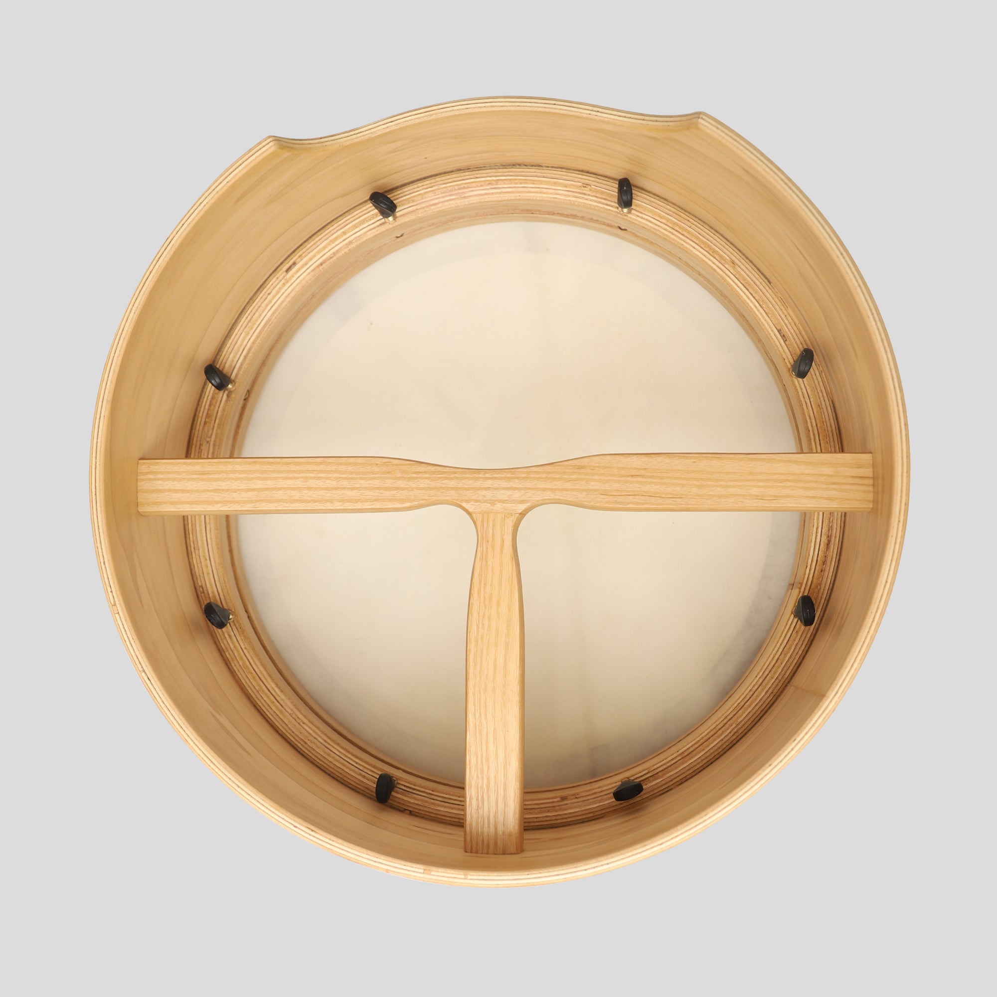 Muzikkon 15”x6" Premium Celtic Irish Bodhran with Easy Tune System Deep Rim T-BAR & Taped Finish