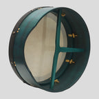 Muzikkon 16"X6" Heartland Tunable Irish Bodhran Drum Deep Rim with T-BAR & Taped Finish Deep Tune, Celtic Irish Bodhran