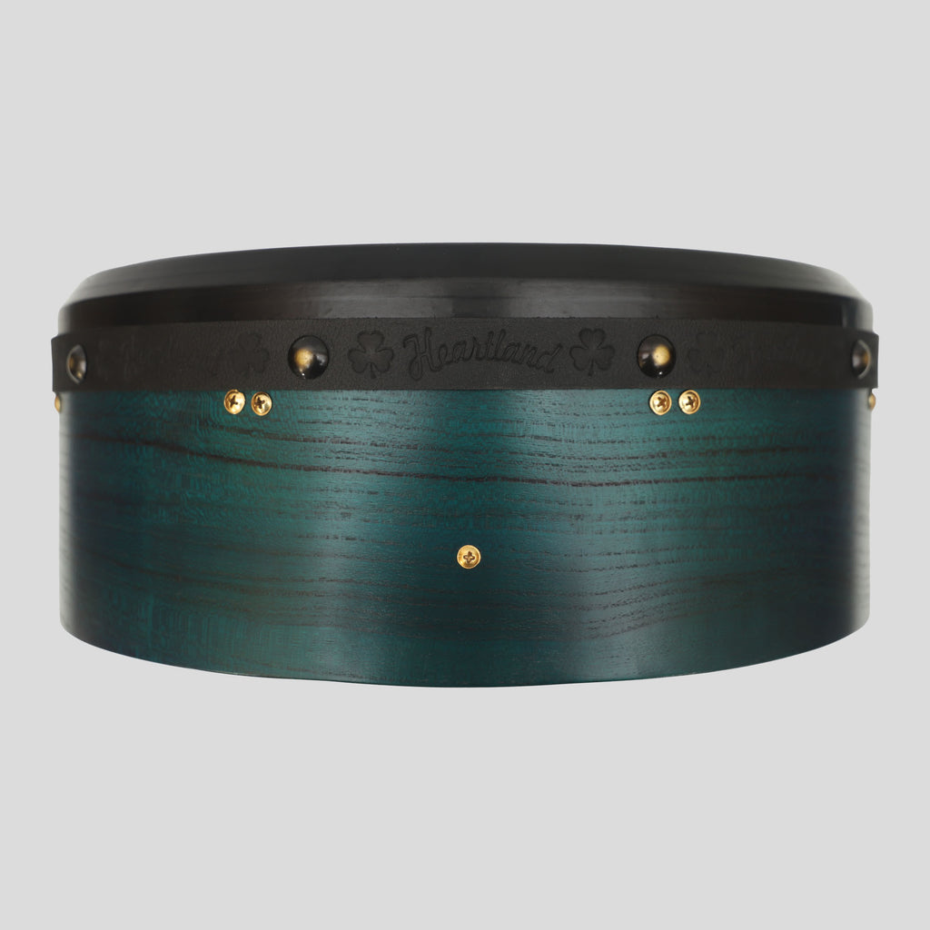Muzikkon 16"X6" Heartland Tunable Irish Bodhran Drum Deep Rim with T-BAR & Taped Finish Deep Tune, Celtic Irish Bodhran