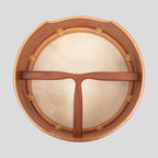 Muzikkon 16"X6" Heartland Tunable Irish Bodhran Drum Deep Rim with T-BAR & Taped Finish Deep Tune, Celtic Irish Bodhran