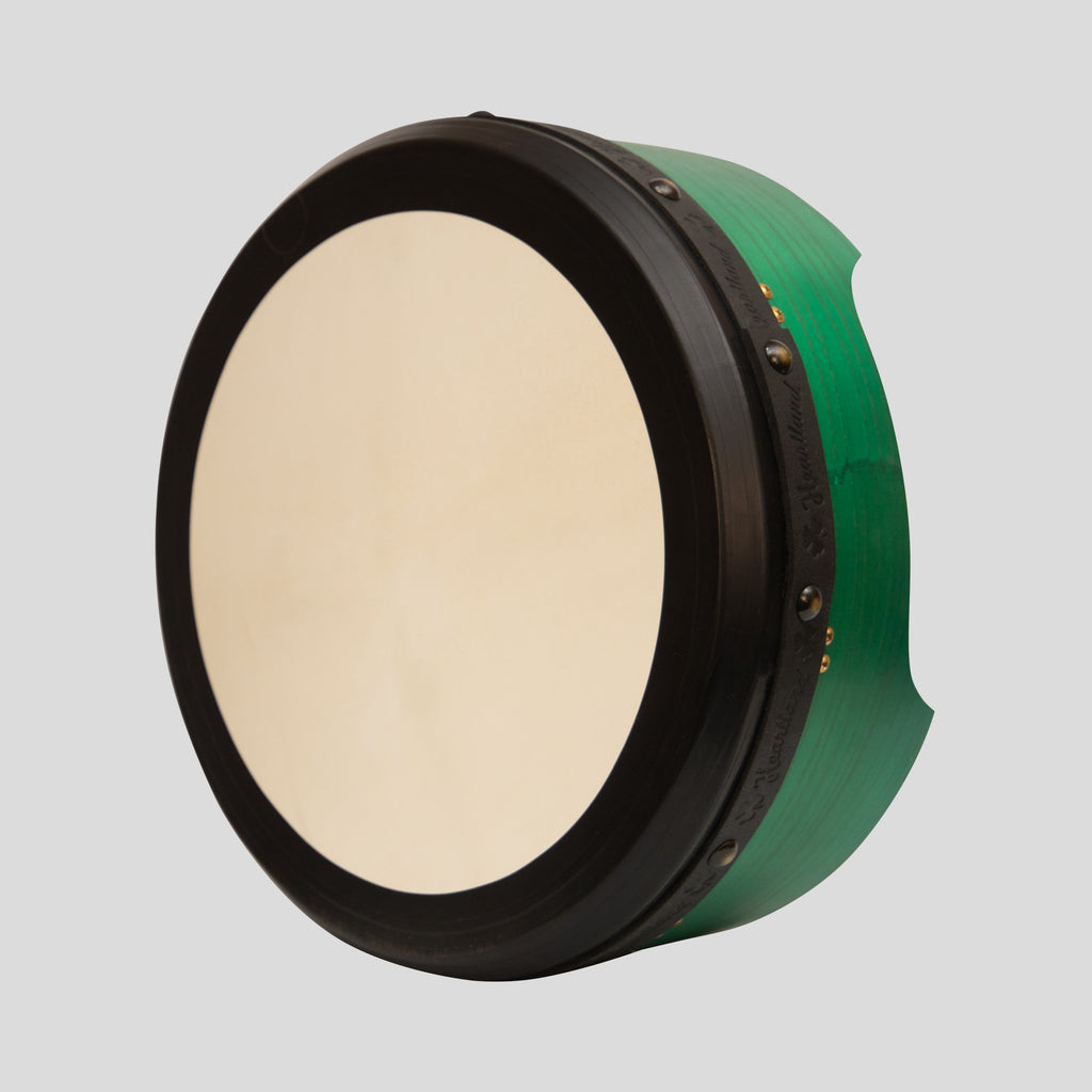Muzikkon 16"X6" Heartland Tunable Irish Bodhran Drum Deep Rim with T-BAR & Taped Finish Deep Tune, Celtic Irish Bodhran