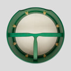 Muzikkon 16"X6" Heartland Tunable Irish Bodhran Drum Deep Rim with T-BAR & Taped Finish Deep Tune, Celtic Irish Bodhran