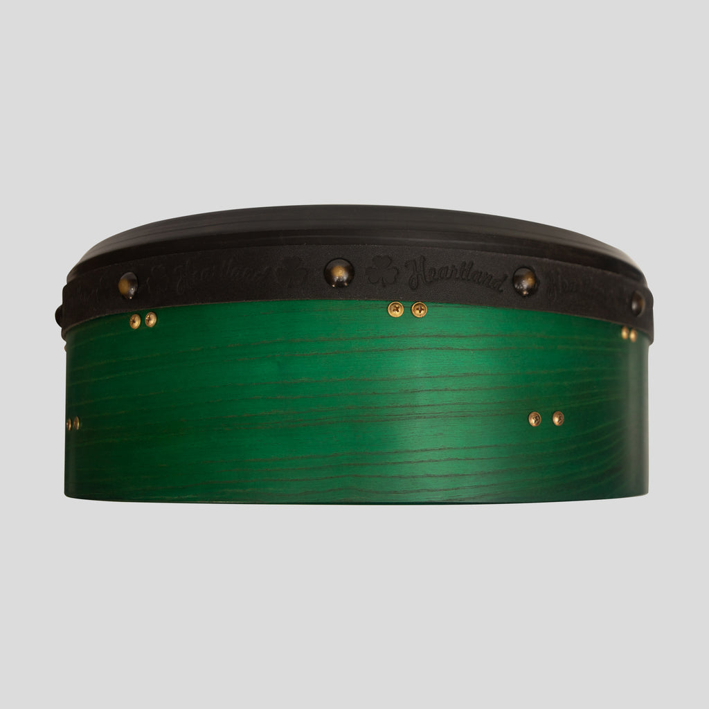Muzikkon 16"X6" Heartland Tunable Irish Bodhran Drum Deep Rim with T-BAR & Taped Finish Deep Tune, Celtic Irish Bodhran