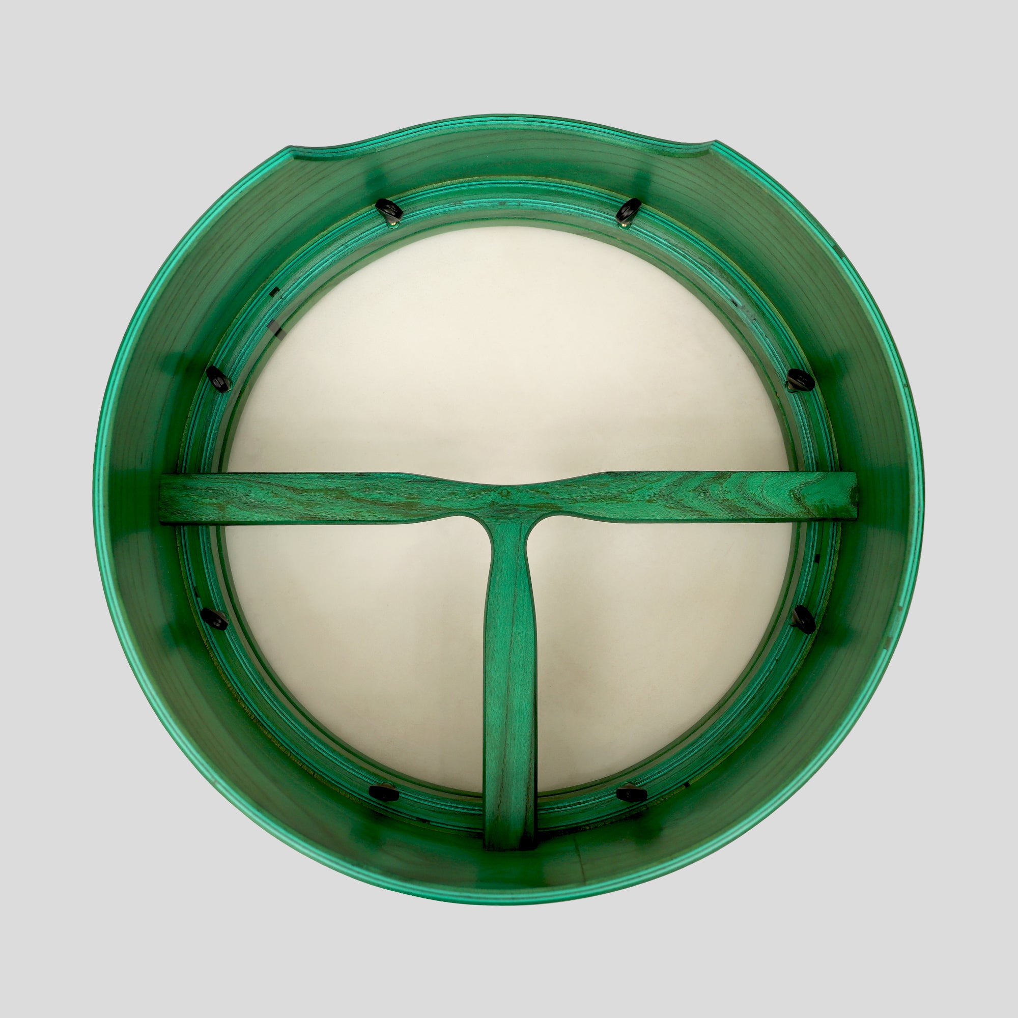 Muzikkon 16”x6" Premium Celtic Irish Bodhran with Easy Tune System Deep Rim T-BAR & Taped Finish