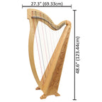 36-String Trinity Harp: Perfect for Beginners and Professionals