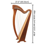 36-String Trinity Harp: Perfect for Beginners and Professionals