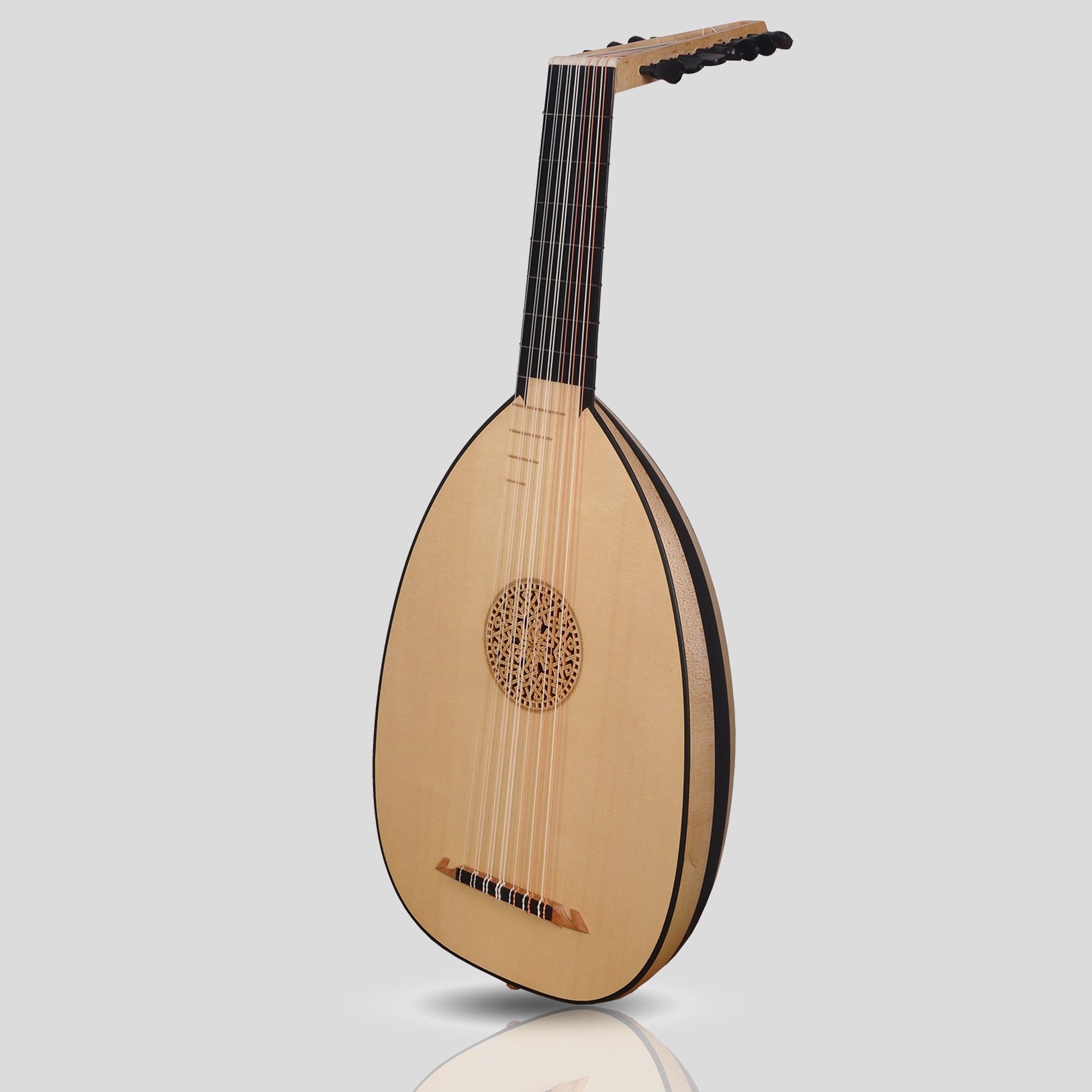 Muzikkon Renaissance Lute 7 Course Left Hand After Hieber