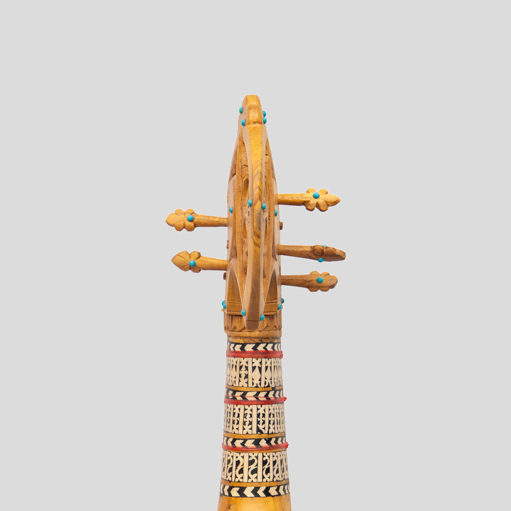 Muzikkon Afghani Rubab Half Sadafi Mulberry