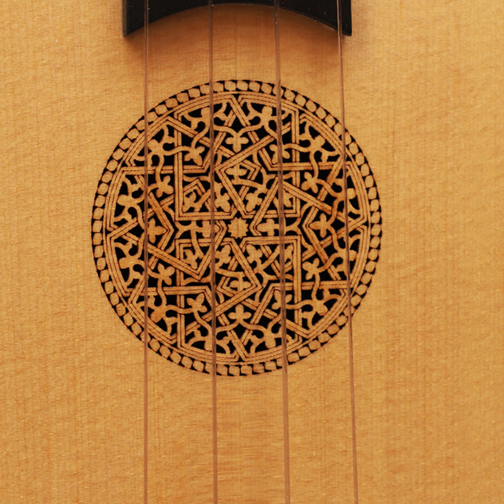 MUZIKKON BAROQUE UKELELE, 4 STRINGS TENOR ROSEWOOD LEFT HAND