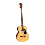 Muzikkon Electro Acoustic Jumbo Bass Guitar, 4 String