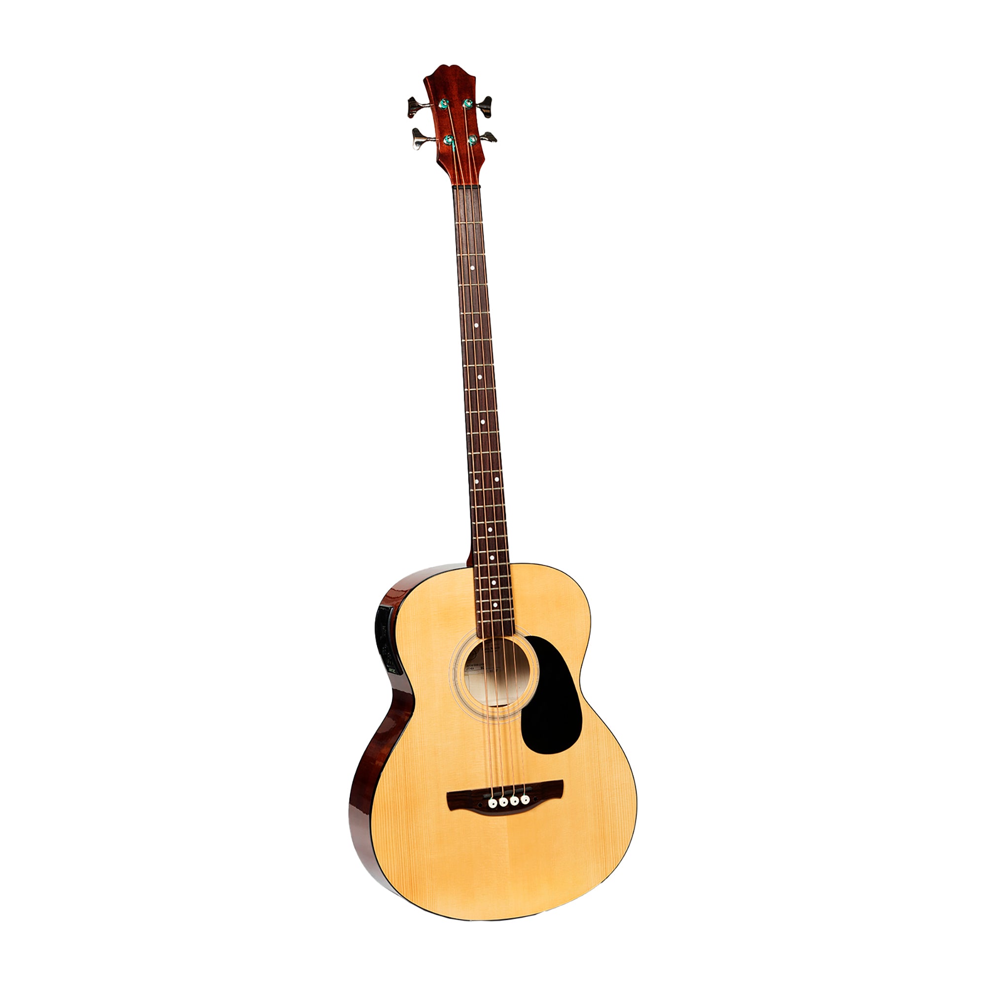 Muzikkon Electro Acoustic Jumbo Bass Guitar, 4 String