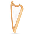 Muzikkon Gothic Harp 19 String Ashwood