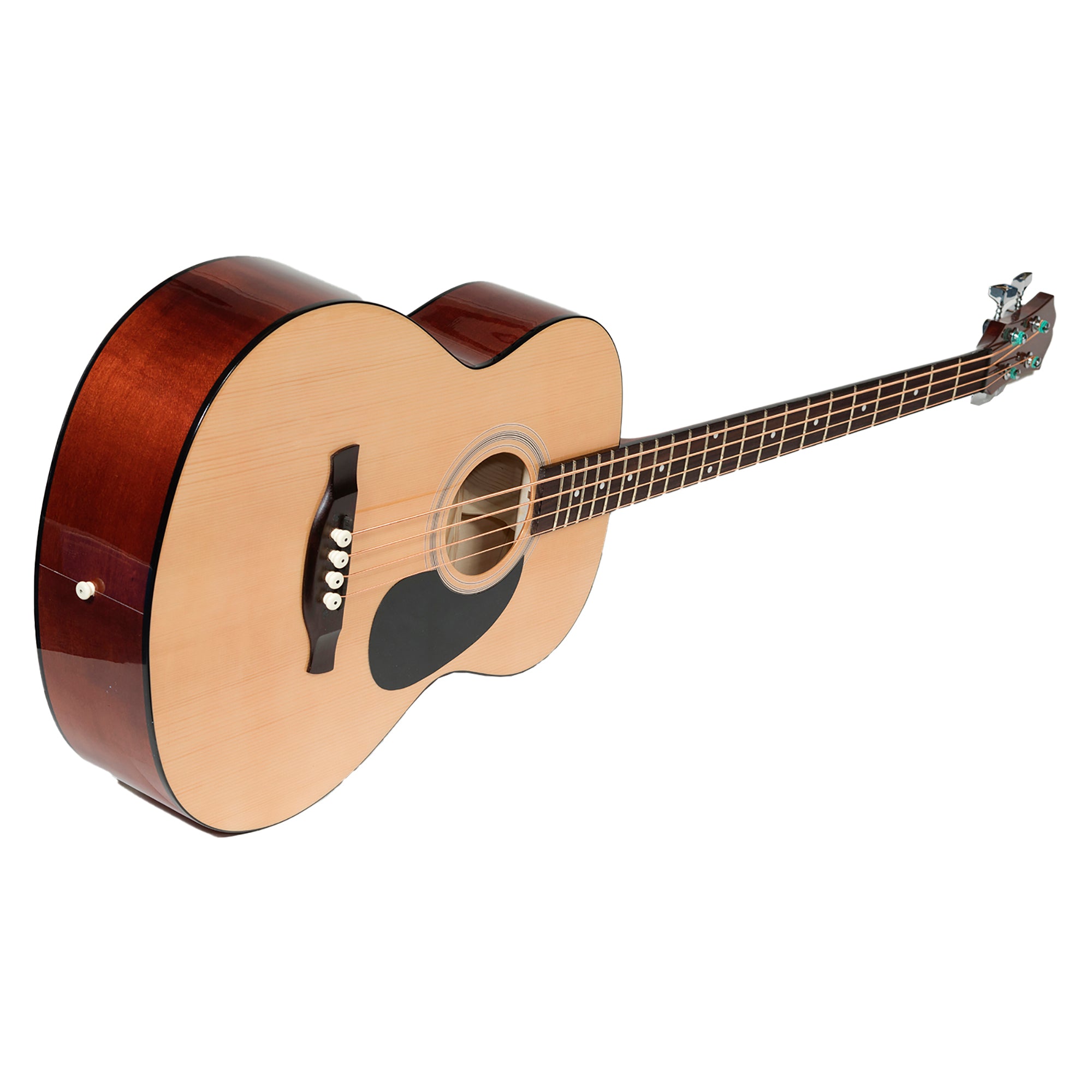 Muzikkon Jumbo Acoustic Bass Guitar, 4 String