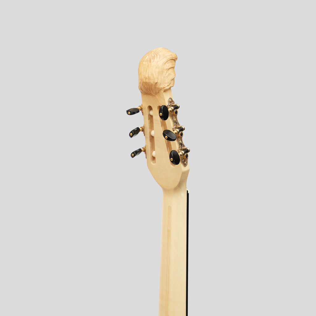 MUZIKKON LUTE GUITAR, 6 STRING WALNUT