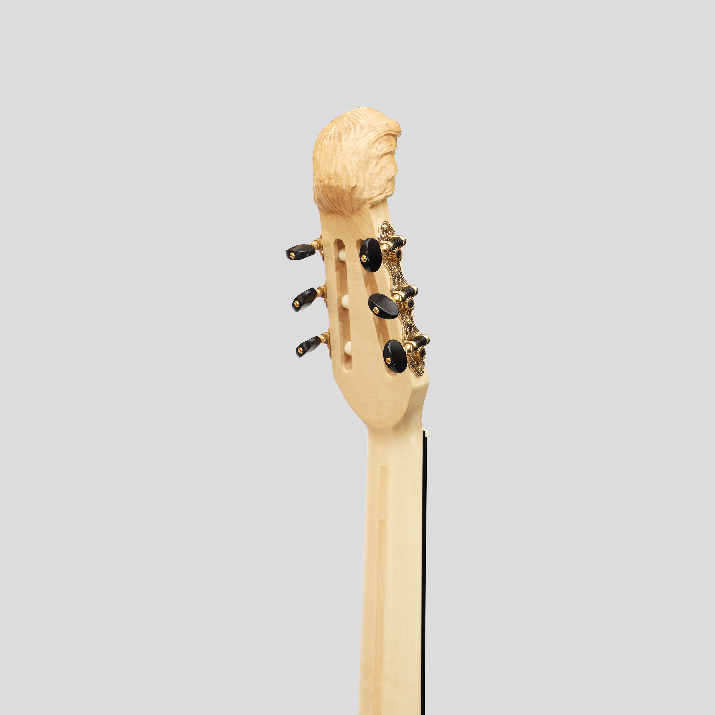 MUZIKKON LUTE GUITAR, 6 STRING WALNUT