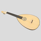 MUZIKKON LUTE GUITAR, 6 STRING WALNUT