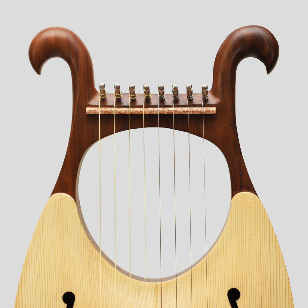 Muzikkon Lyre Harp 8 String Rosewood