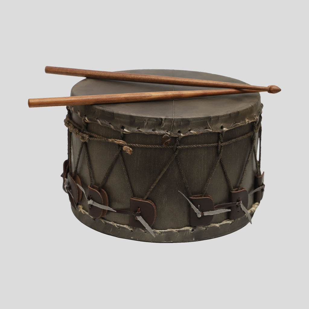 Muzikkon Medieval Drum 12"X8" Small with Short Body Ebony Finish