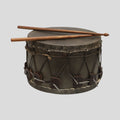 Muzikkon Medieval Drum 12"X8" Small with Short Body Ebony Finish