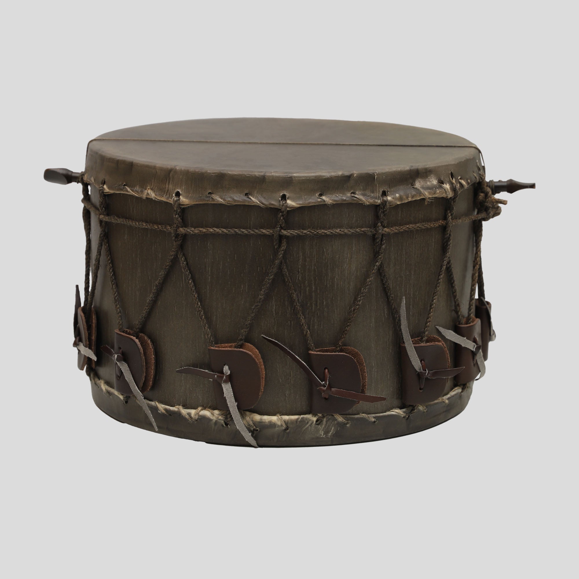 Muzikkon Medieval Drum 12"X8" Small with Short Body Ebony Finish