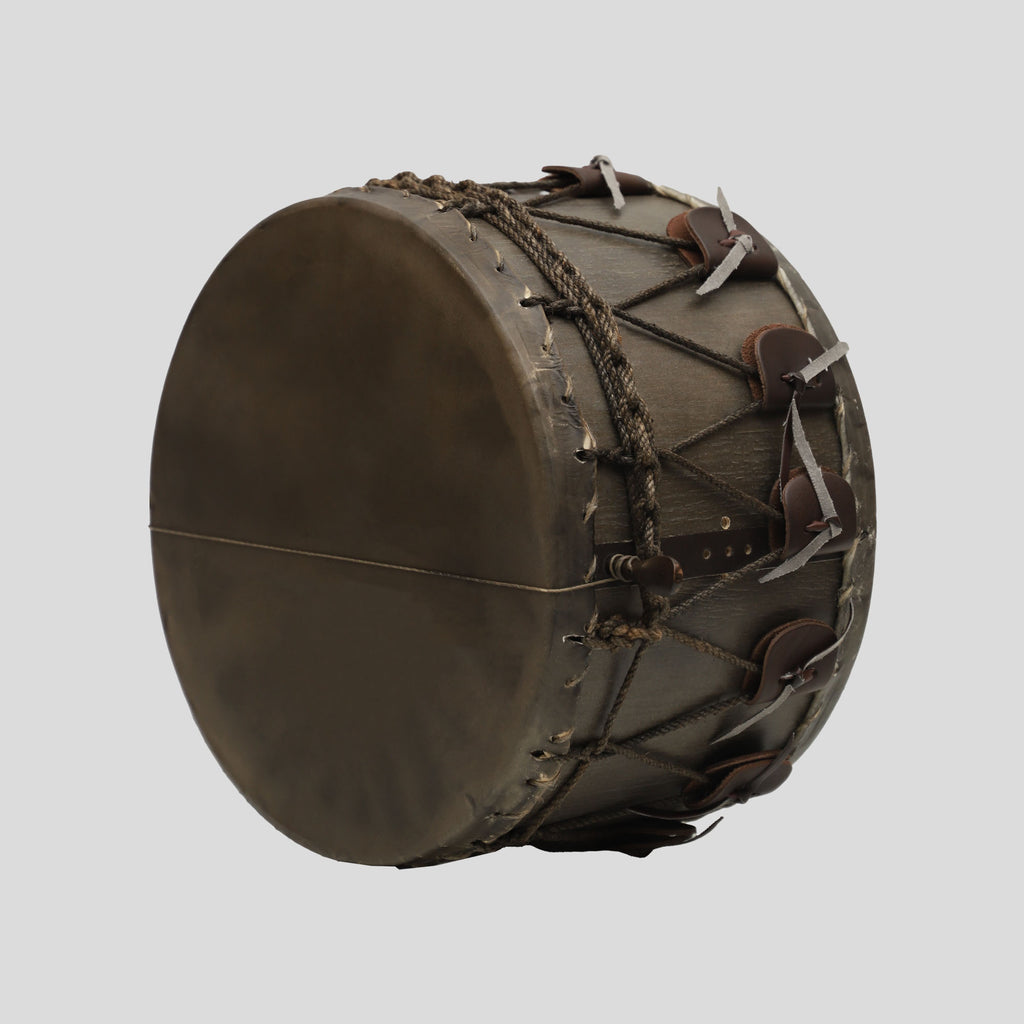Muzikkon Medieval Drum 12"X8" Small with Short Body Ebony Finish