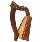 Muzikkon O'Carolan Harp, 7 String Rosewood Celtic Dragon