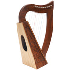 Muzikkon O'Carolan Harp, 9 Strings Rosewood Celtic Dragon