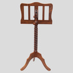 Muzikkon Single Tray Sprial Music Stand Rosewood