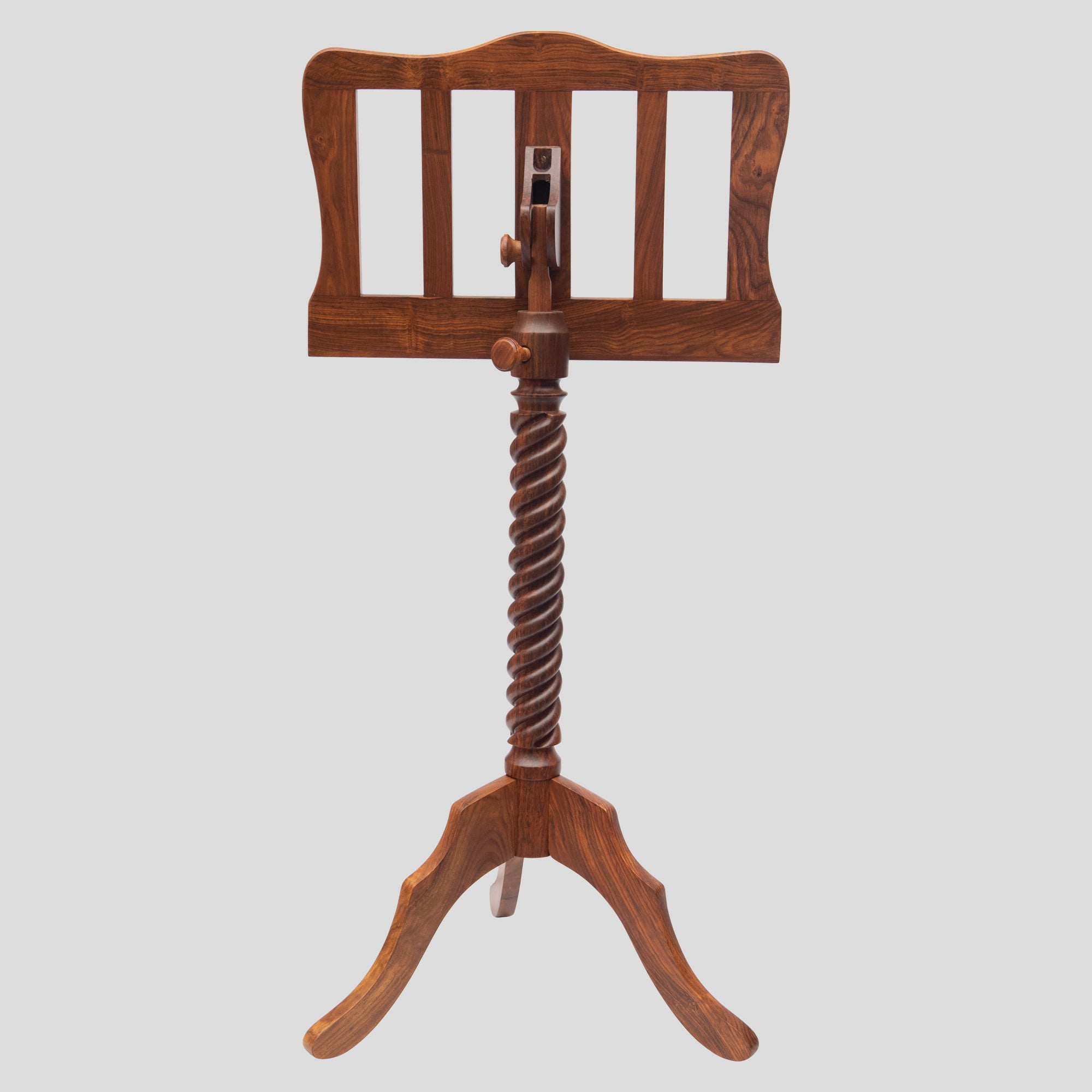Muzikkon Single Tray Sprial Music Stand Rosewood