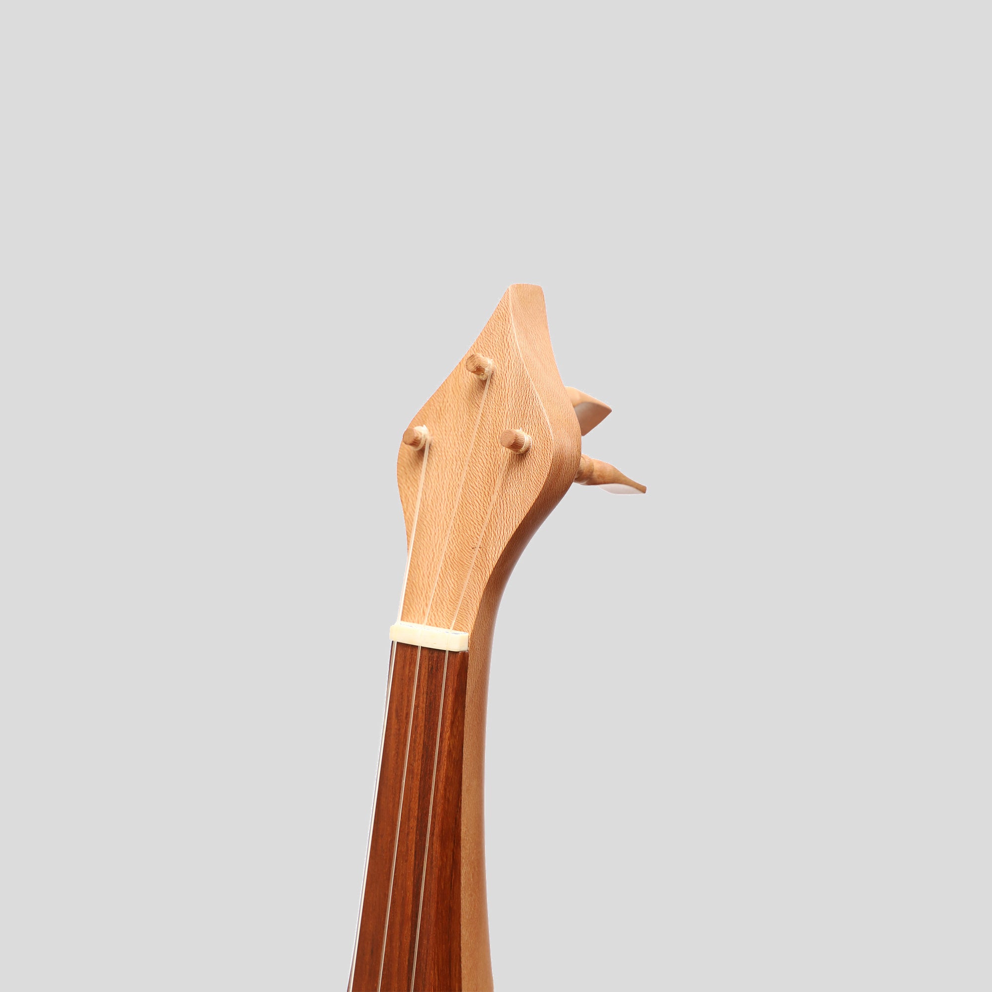 Muzikkon Soprano Rebec, 3 String Lacewood