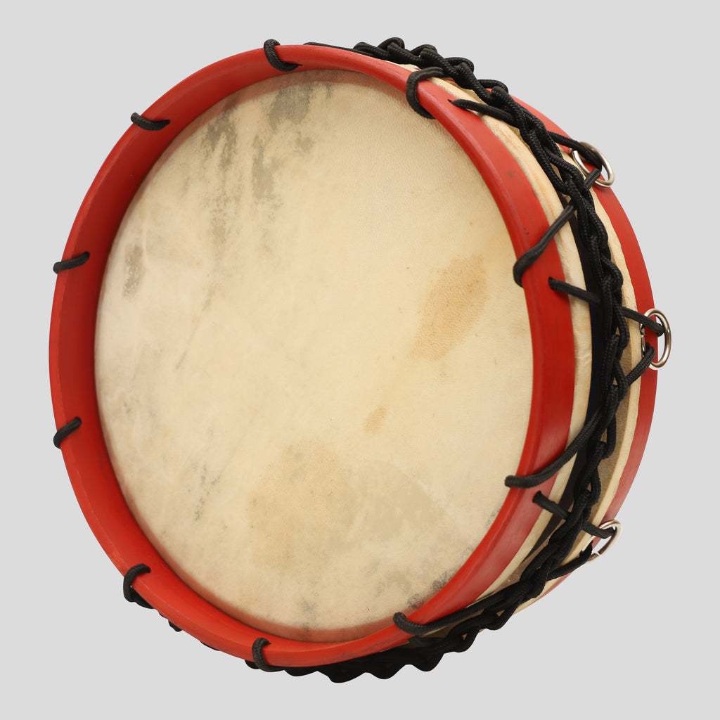 MUZIKKON TABOR DRUM 10 INCH RED