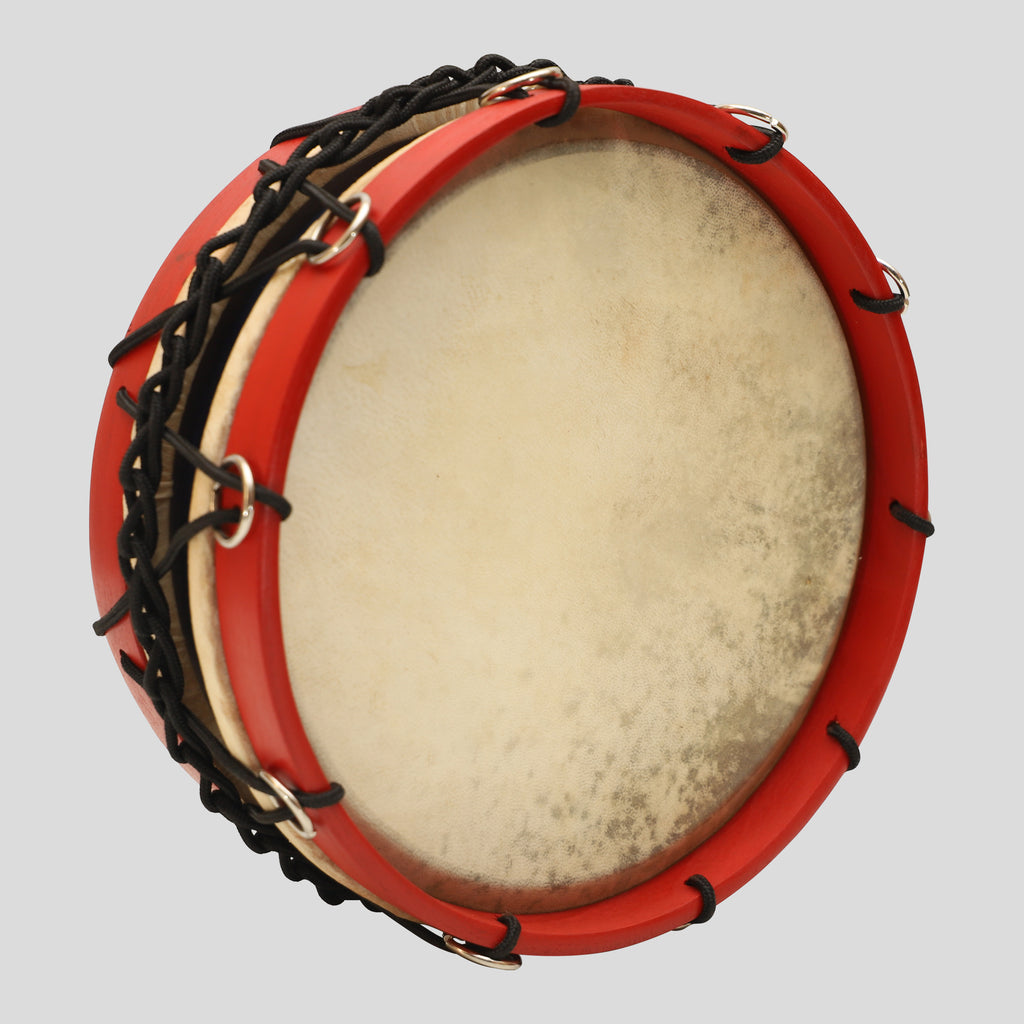 MUZIKKON TABOR DRUM 10 INCH RED