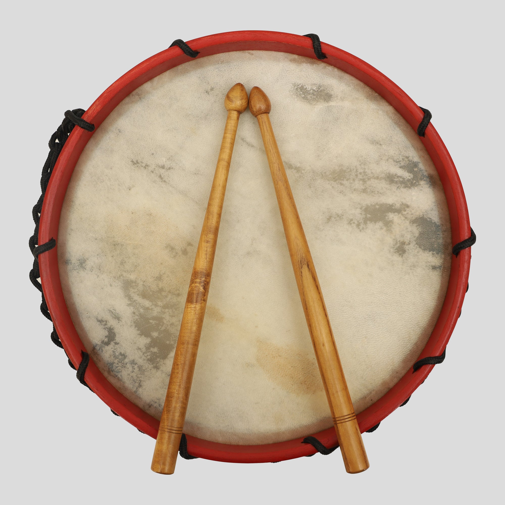 MUZIKKON TABOR DRUM 10 INCH RED
