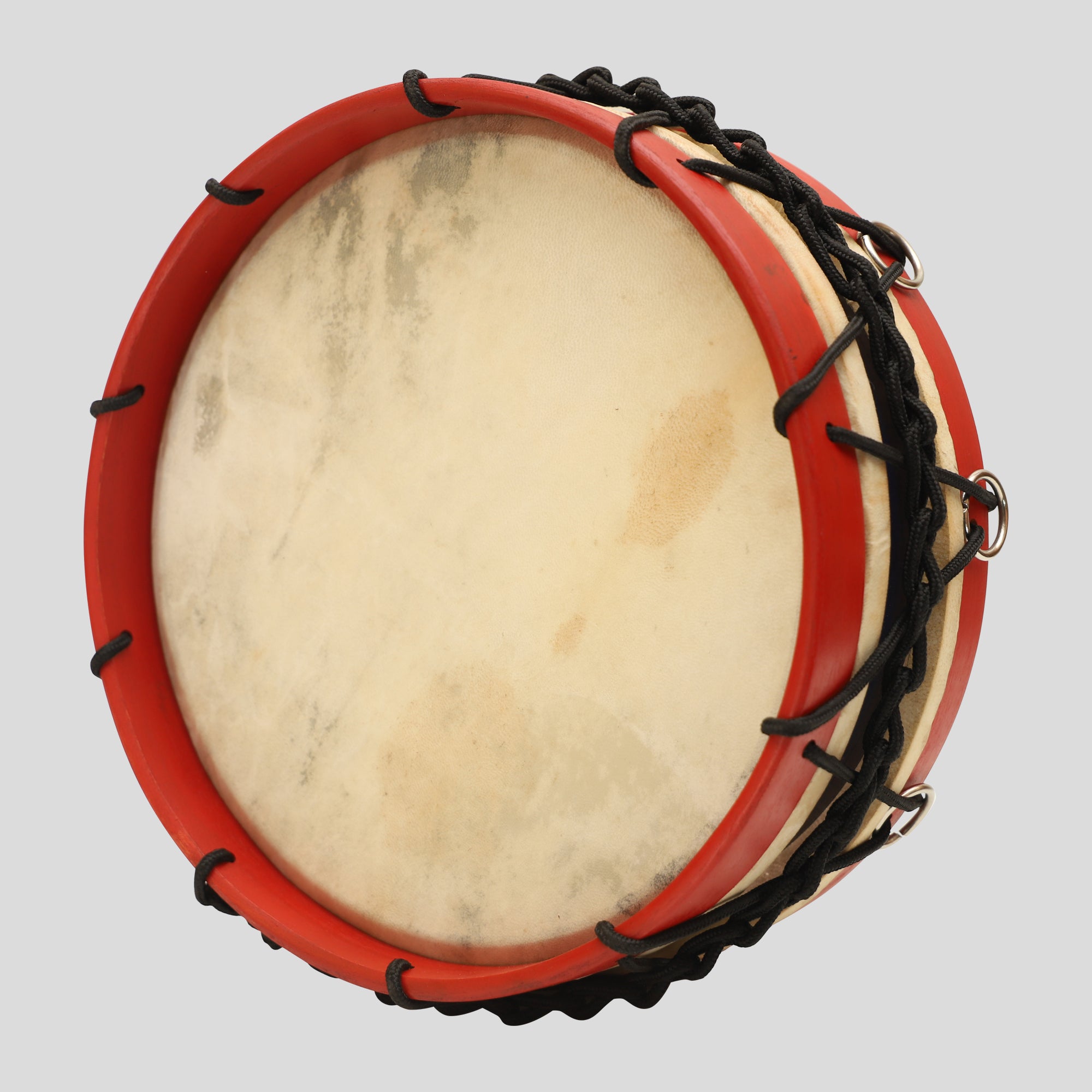 MUZIKKON TABOR DRUM 10 INCH RED