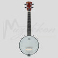 New Heartland Banjolele cu 4 corzi, ukulele banjo, 23 inch, lemn de mahon de concert