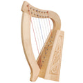 O'Carolan Harp, 8 String Lacewood Celtic Dragon
