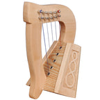O'Carolan Harp, 5 String Lacewood Knotwork