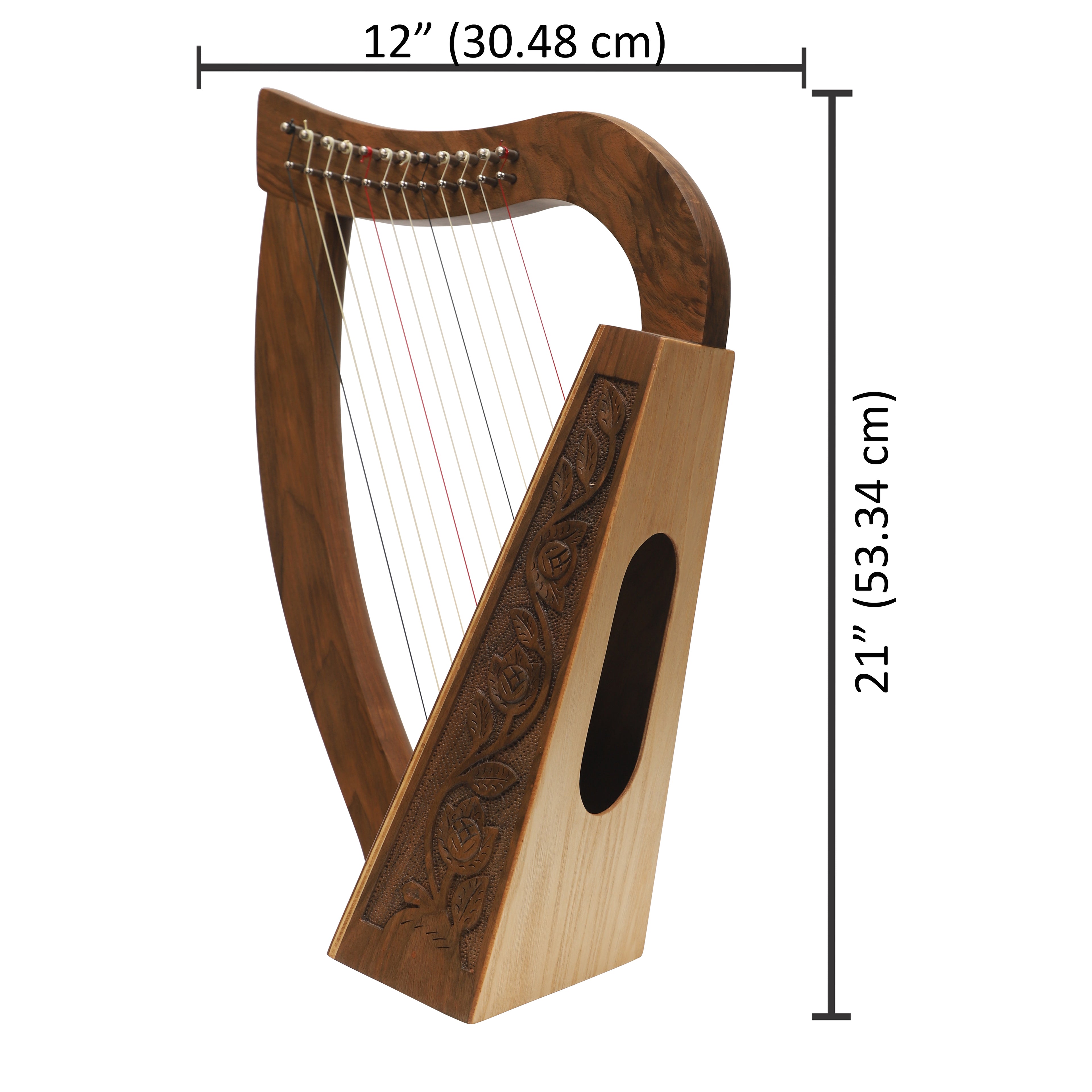 12 String O'Carolan Harp, Celtic Harp