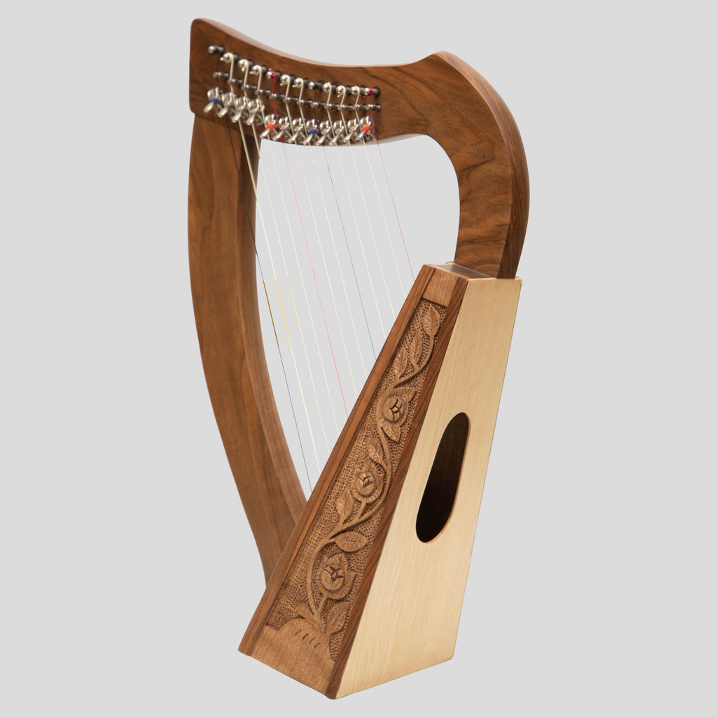 12 String O'Carolan Harp With Sharpening Levers